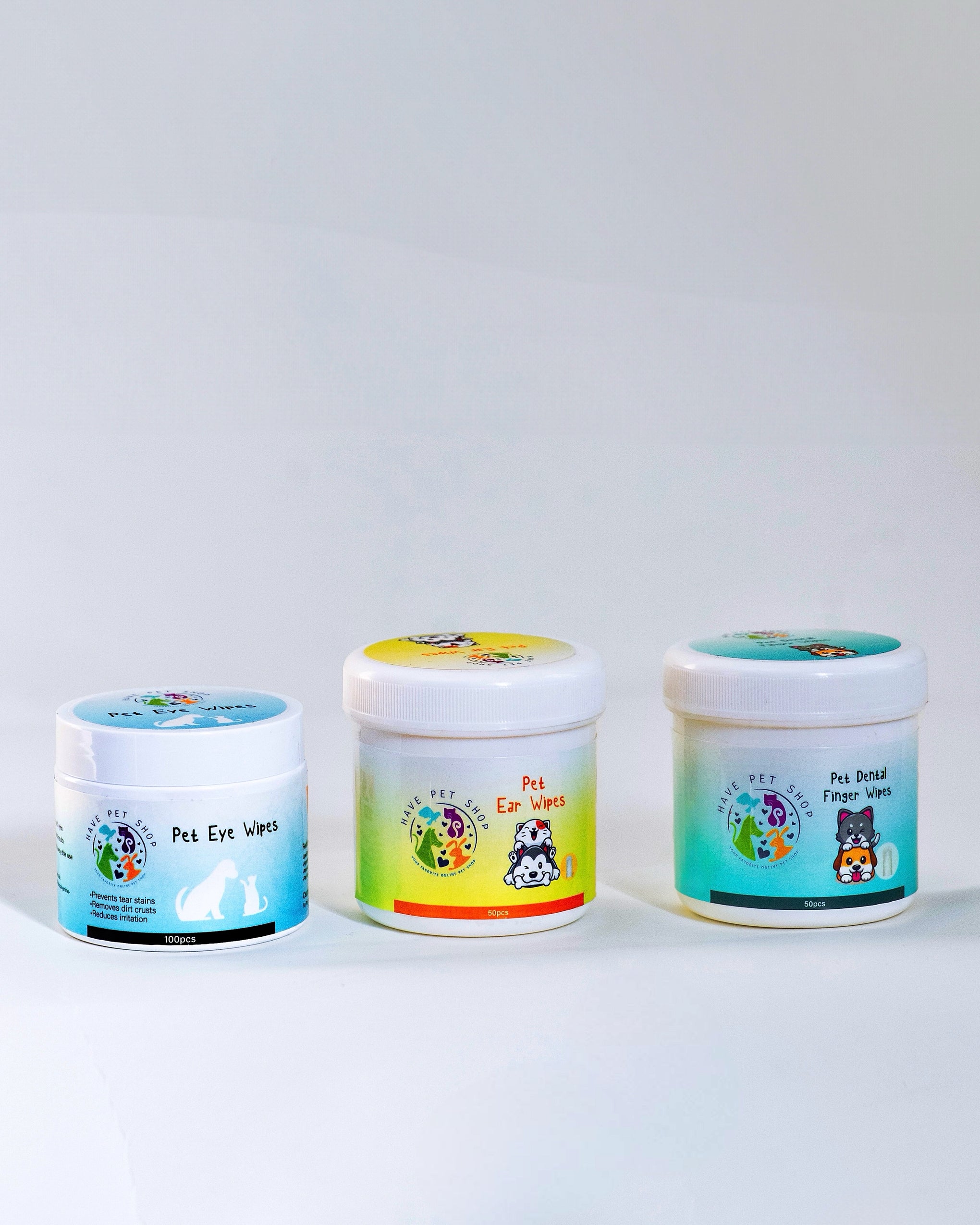 Set Pet Wipes Trio